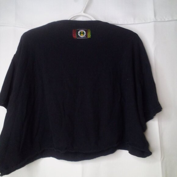 Cross Colours Tupac Shakur Shirt Women 1X Cropped T-Shirt Short Sleeve 2Pac - Picture 10 of 12